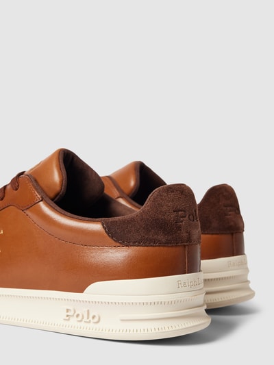 Polo Ralph Lauren Sneakers met labeldetails Cognac - 2