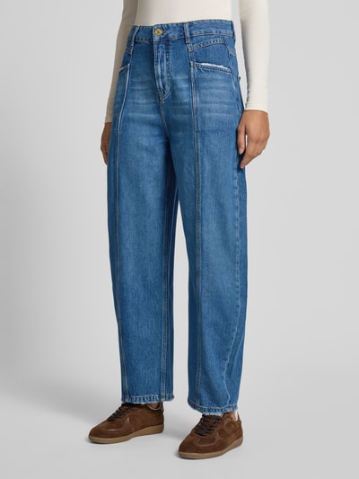 Goldgarn Jeans mit Eingrifftaschen Modell 'LUZENBERG' Blau 4