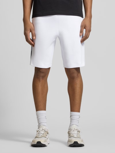 EA7 Emporio Armani Shorts mit elastischem Bund Weiss 4