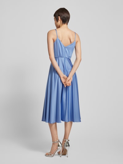 Jake*s Cocktail Cocktailkleid mit Wasserfall-Ausschnitt Jeansblau 5