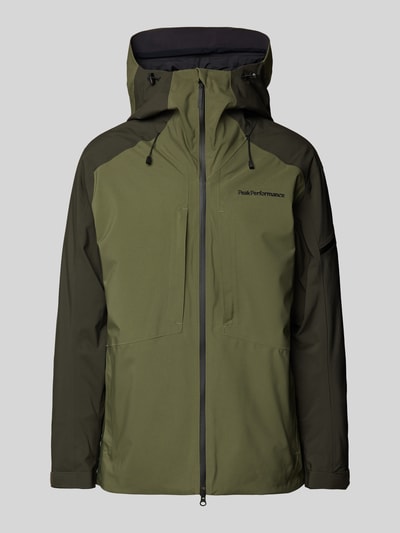 PEAK PERFORMANCE Parka mit Eingrifftaschen Modell 'Insulated' Oliv 2