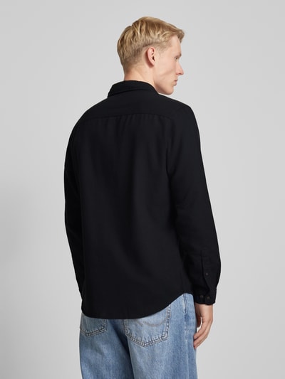 Jack & Jones Regular Fit Freizeithemd mit Kentkragen Modell 'JOSHUA' Black 5