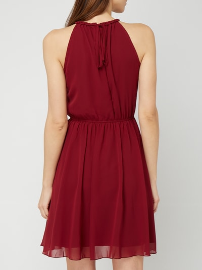 Apricot Jurk van chiffon met cut-out Bordeaux - 5