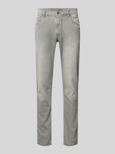 Christian Berg Men Jeans mit 5-Pocket-Design Hellgrau 1