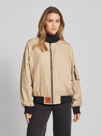 Original Bombers Bomberjack met labelpatch Beige - 4