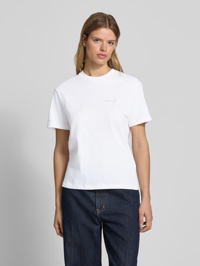 Carhartt Work In Progress T-shirt z wyhaftowanym logo Biały 4