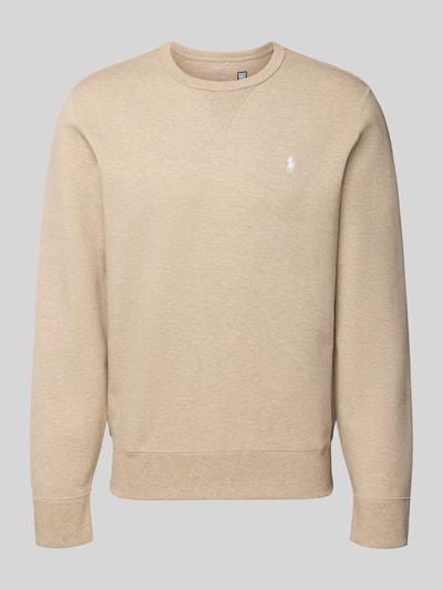 Polo Ralph Lauren Sweatshirt met labelstitching Zand gemêleerd - 2