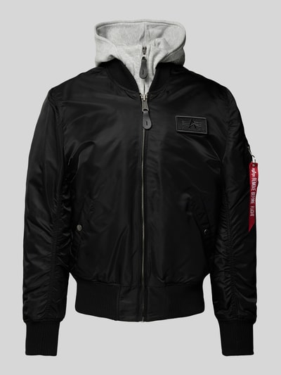 Alpha Industries Bomberjacke mit Stehkragen Black 2