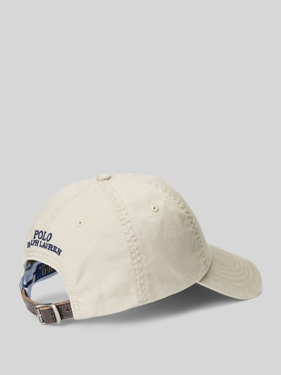 Polo Ralph Lauren Cap aus Baumwoll-Mix mit Logo-Stitching Beige 2