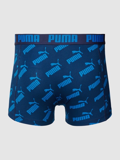 Puma Trunks mit Label-Print im 2er-Pack Marine 3