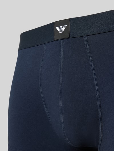 Emporio Armani Trunks mit elastischem Bund im 3er-Pack Dunkelblau 2