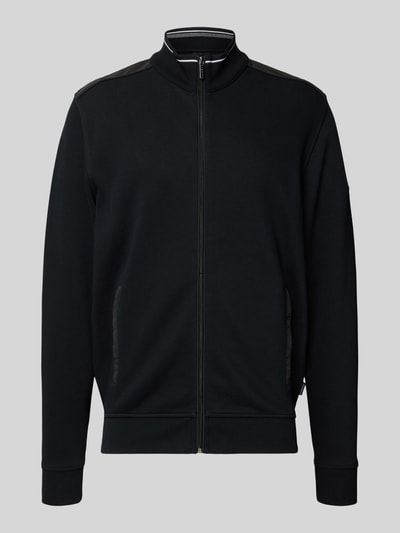 bugatti Sweatjacke mit Stehkragen Black 2