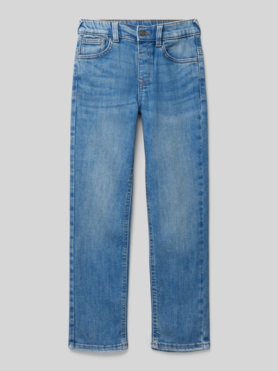 Tom Tailor Skinny fit jeans van katoenmix met elastische band, model 'TIM' Blauw - 1