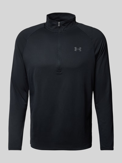 Under Armour Shirt met lange mouwen van viscose met schipperskraag Zwart - 2