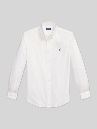 Produktfoto, Regular Fit Freizeithemd aus reiner Baumwolle von Polo Ralph Lauren, Optik: Unifarben, Button-Down-Kragen, Langarm, Twill