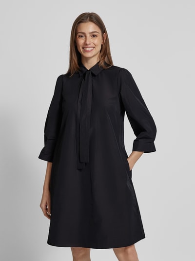 Christian Berg Woman Selection Knielanges Kleid mit Schluppe Black 4