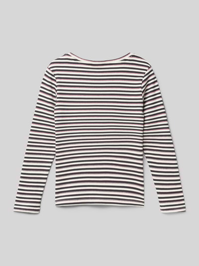 s.Oliver RED LABEL Bluzka z długim rękawem o kroju slim fit z mieszanki bawełny  Biały 3