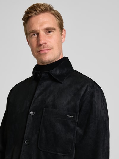 Antony Morato Kurtka koszulowa z kołnierzykiem typu kent Czarny 3