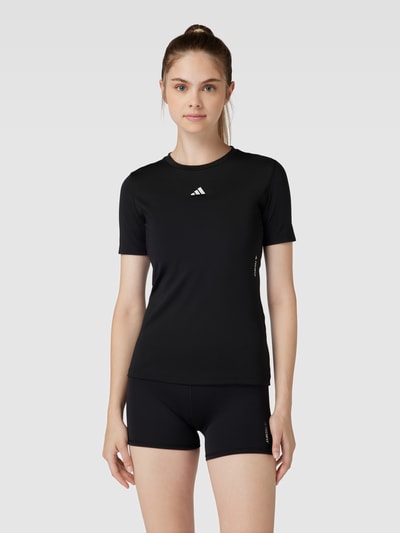 Adidas Training T-Shirt mit Label-Print Black 4