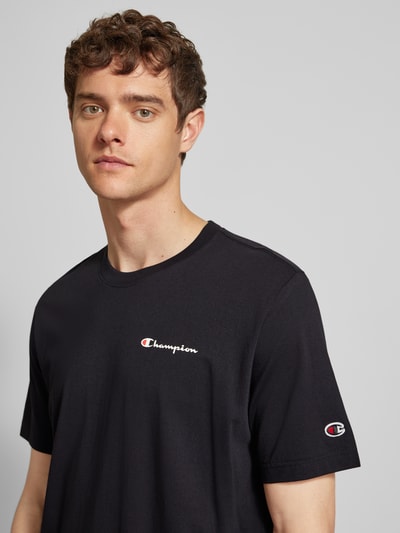 CHAMPION T-shirt met labelprint Zwart - 3