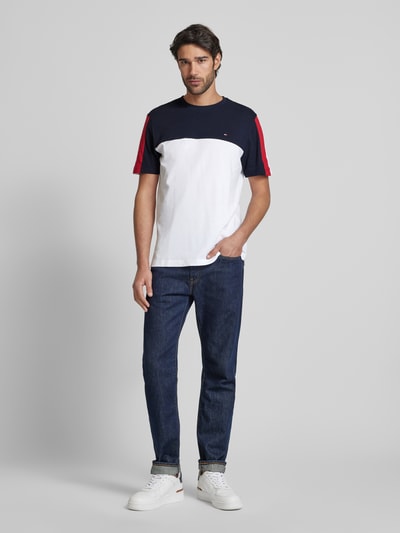 Tommy Hilfiger T-Shirt mit Logo-Stitching Marine 1