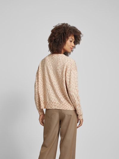 Lala Berlin Pullover in Strick-Optik Beige 5