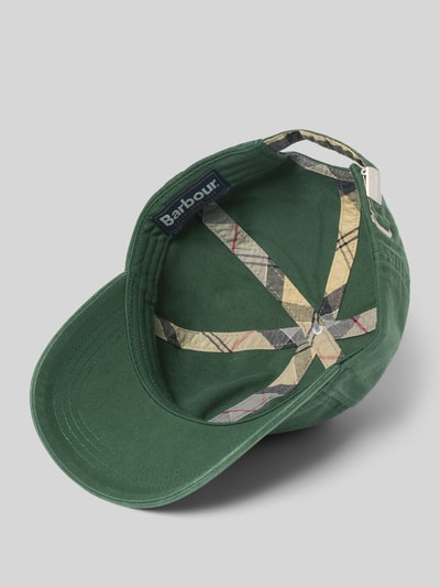 Barbour Czapka z daszkiem z czystej bawełny model 'CASCADE' Ciemnozielony 2