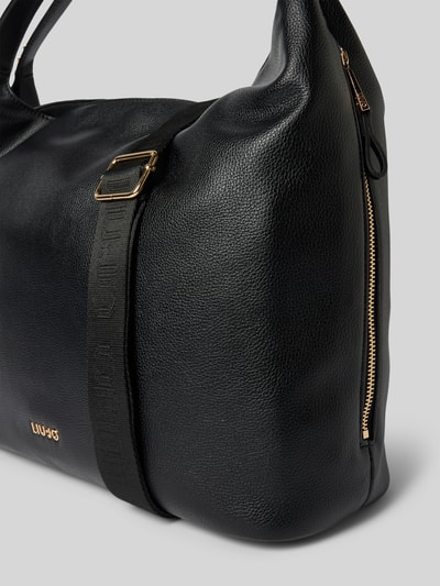 Liu Jo White Hobo Bag in Leder-Optik Black 3