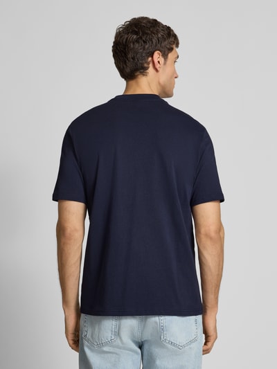 Napapijri T-Shirt mit Label-Print Modell 'DRAPEAU' Marine 5