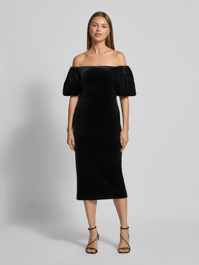 Lauren Ralph Lauren Sukienka koktajlowa z odkrytymi ramionami model ‘FARAINE’ Czarny 4