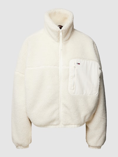 Tommy Jeans Jacke aus Teddyfell mit Brusttasche Modell 'CASUAL' Offwhite 2