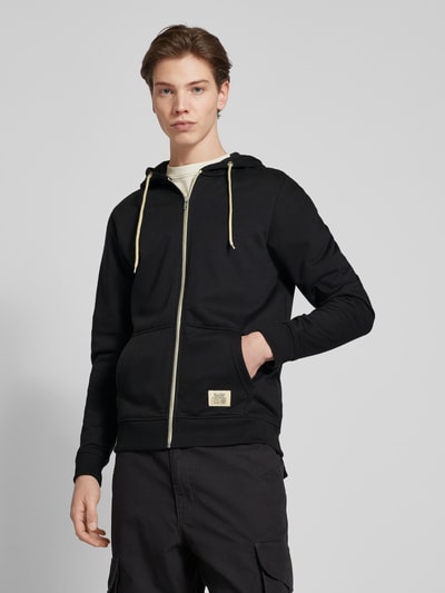 Blend Sweatjacke mit Label-Patch Black 4