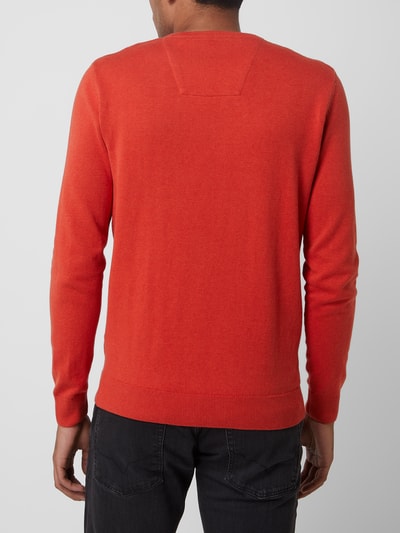 Tom Tailor Pullover aus Baumwolle Rot Melange 5