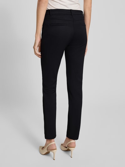 Christian Berg Woman Slim Fit Stoffhose mit Paspeltaschen Black 5