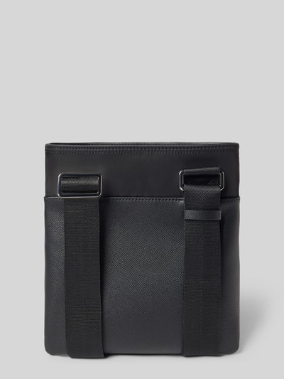 Antony Morato Kulturtasche mit Label-Detail Modell 'Messenger' Black 3