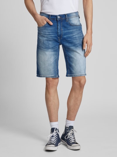 Blend Regular Fit Jeansshorts im 5-Pocket-Design Blau 4