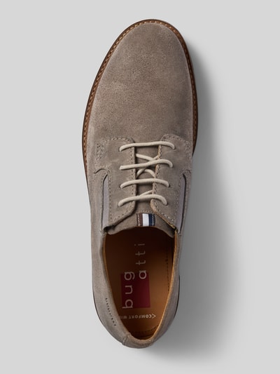 bugatti Schnürschuhe mit Label-Detail Modell 'Casimiro' Taupe 3