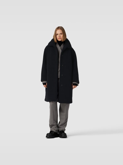 Juvia Wintermantel aus Teddyfell Black 1