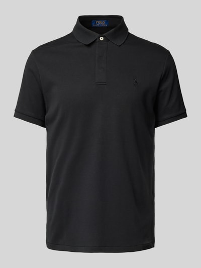 Polo Ralph Lauren Poloshirt mit gerippten Armelabschlussen black online kaufen