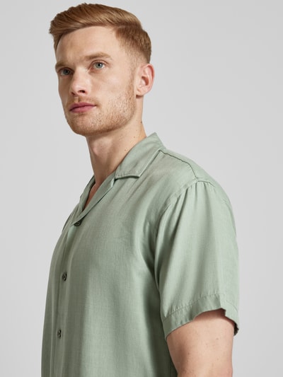 Jack & Jones Premium Koszula casualowa z listwą guzikową model ‘AARON’ Limonkowy 3