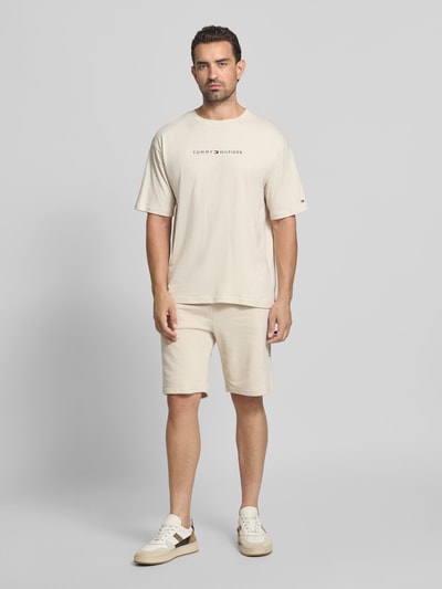 Tommy Hilfiger Regular Fit Shorts aus Baumwoll-Mix Beige 1