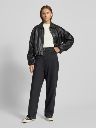 Only Slim Fit Langarmshirt mit Viskose-Anteil Modell 'LEMMA' Offwhite 1