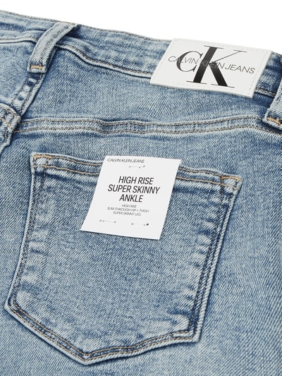 Calvin Klein Jeans Super skinny fit jeans met stretch  Jeansblauw - 5