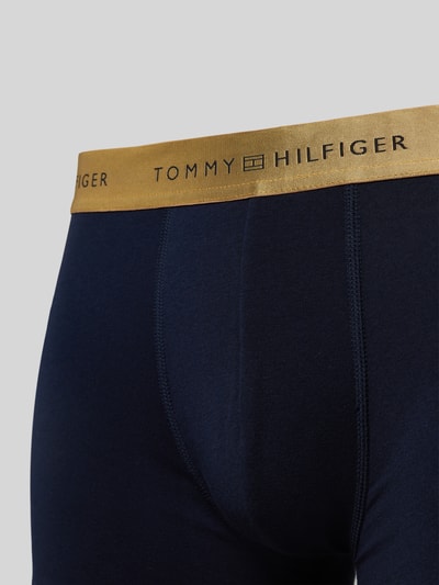 Tommy Hilfiger Trunks mit elastischem Label-Bund im 3er-Pack Dunkelblau 2