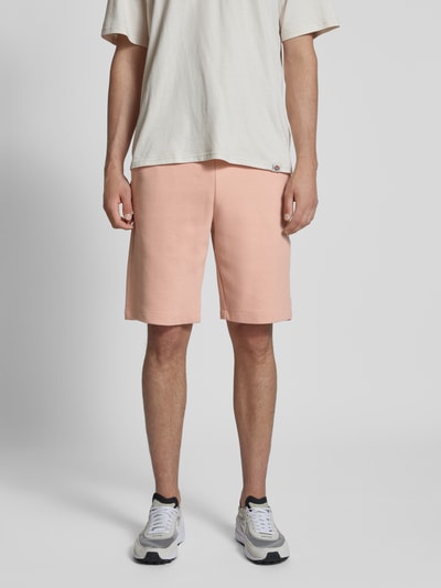 Blend Regular Fit Sweatshorts mit Strukturmuster Modell 'CASPER' Altrosa 4