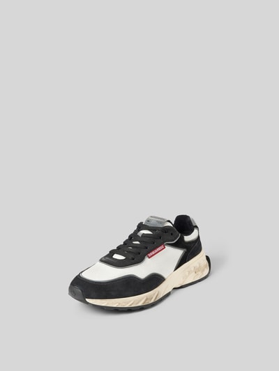 Dsquared2 Sneaker aus Leder mit Kontrastbesatz Black 2