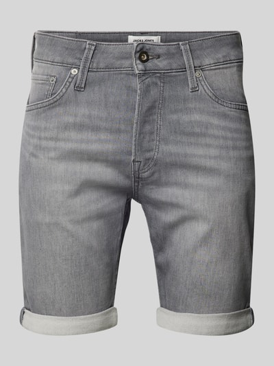 Jack & Jones Jeansshorts mit 5-Pocket-Design Modell 'RICK' Mittelgrau 2