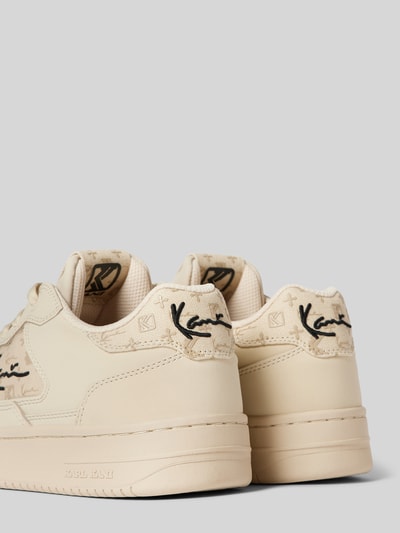 KARL KANI Sneakers met labelstitching, model 'Kani 89' Beige - 2