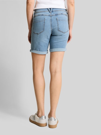 Tom Tailor Regular Fit Jeansshorts mit Knopf Detail Hellblau 5