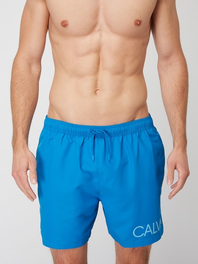 Calvin Klein Underwear Badeshorts mit Logo-Print - wasserabweisend Royal 3